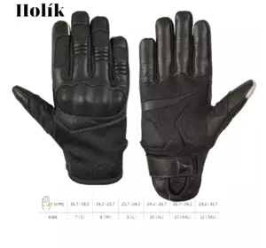 Тактичні сенсорні шкіряні рукавички Holik.
